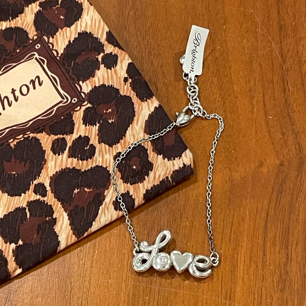 Brighton Script LOVE Bracelet Crystal